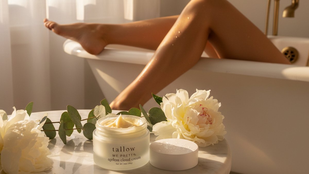 Whipped Tallow on Legs: Finally, a Body Moisturizer That Stays Put — Tallow Me Pretty