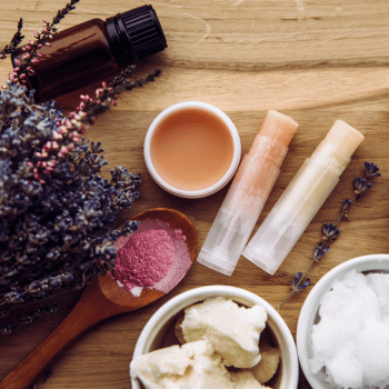 homemade tallow lip balm