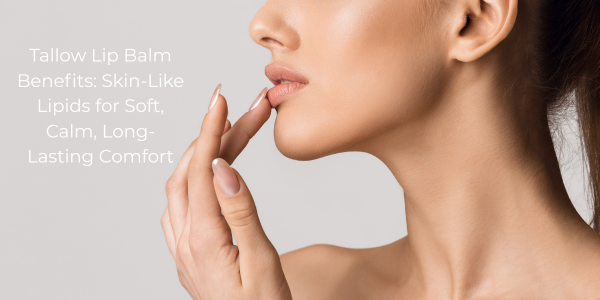 Tallow Lip Balm Benefits: Skin-Like Lipids for Soft, Calm, Long-Lasting Comfort