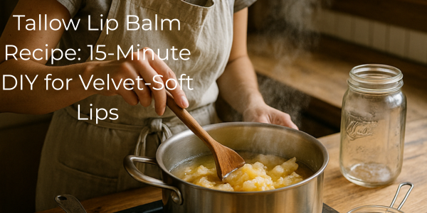 Tallow Lip Balm Recipe: 15-Minute DIY for Velvet-Soft Lips