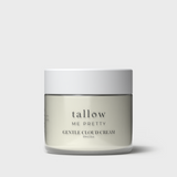 Premium Tallow Me Pretty Gentle Cloud Cream jar, crafted for sensitive skin with organic tallow and healing herbs, free from essential oils to soothe and restore skin naturally.