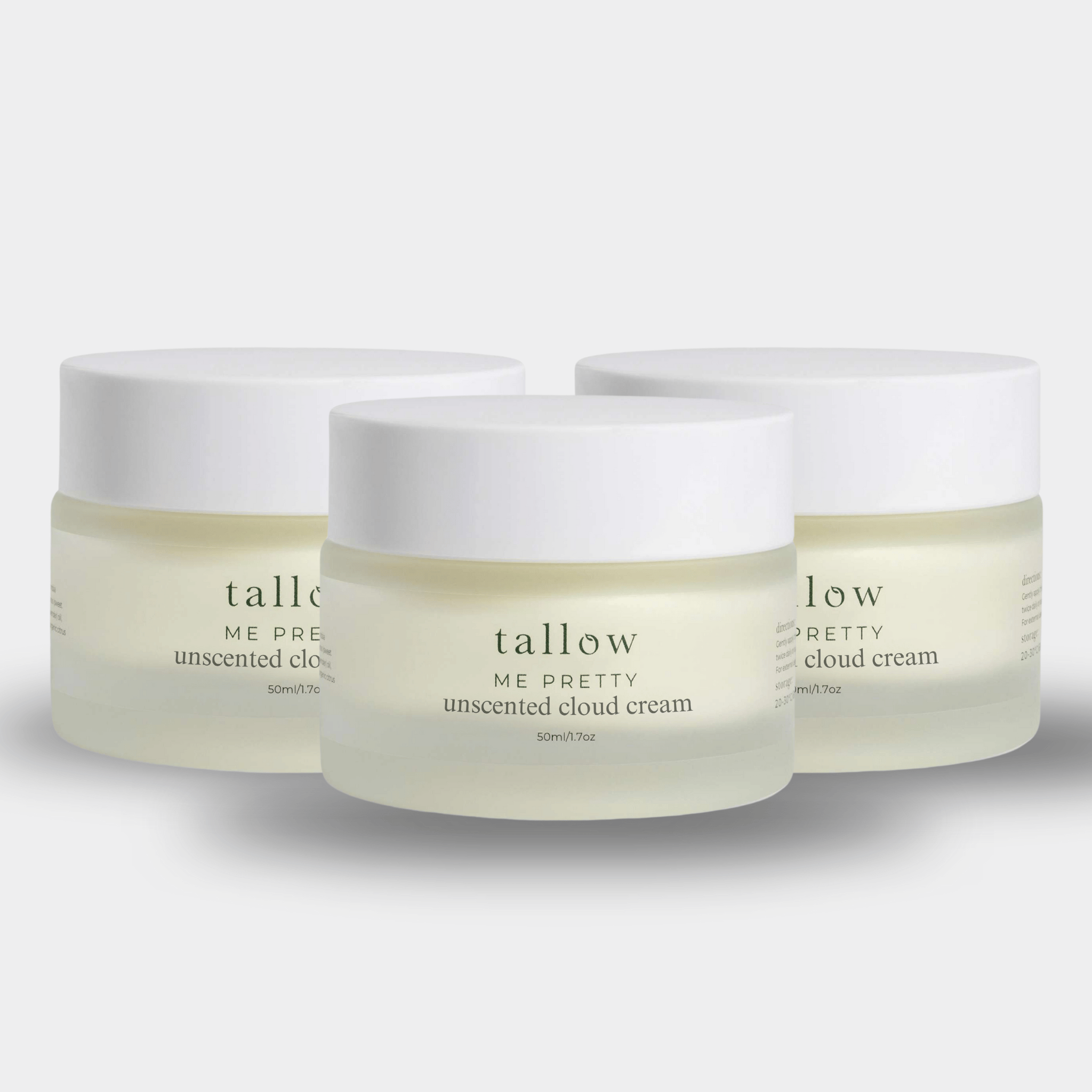 Unscented Cloud Cream -3pk