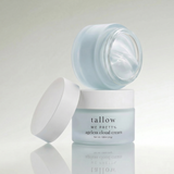 Stacked Ageless Cloud Cream jars showing the whipped white tallow moisturizer texture