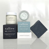 tallow firming body cloud cream, tallow ageless cloud cream, tallow facial bar. 