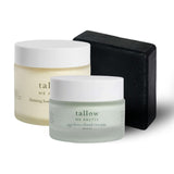 tallow firming body cloud cream, tallow facial bar, ageless cloud cream. the best mother's day bundle and gift set. tallow skincare. 