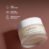Unscented cloud cream benefits — deep hydration, soothes irritation, sensitive skin approved